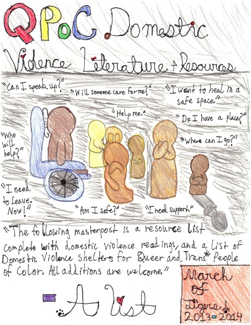 March of Tigers QPOC Domestic Violence and Literature