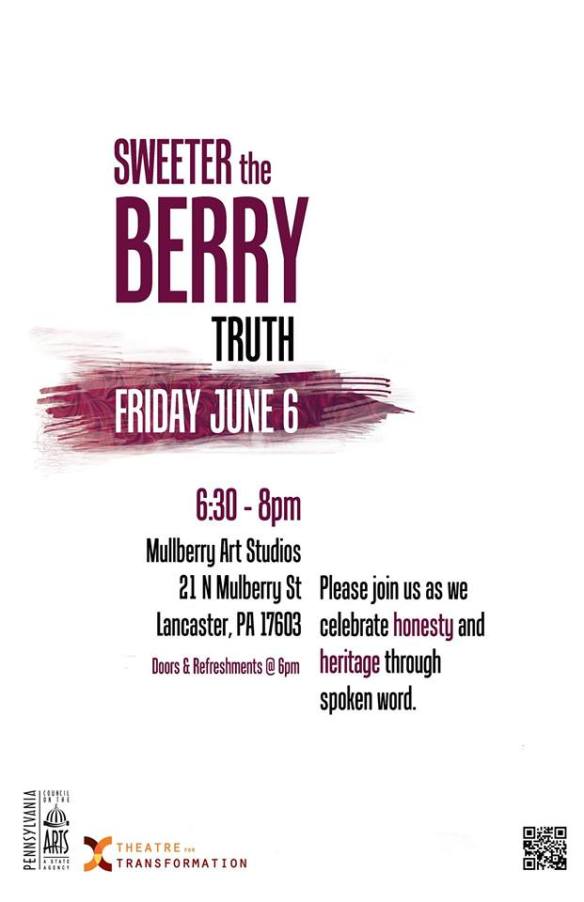The Sweeter the Berry Showcase 6/6/14 @6 Mulberry Art Studio Lancaster Pa 